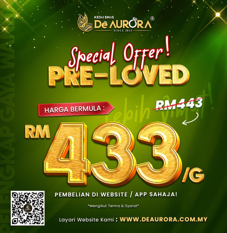 SPECIAL OFFER PRELOVED