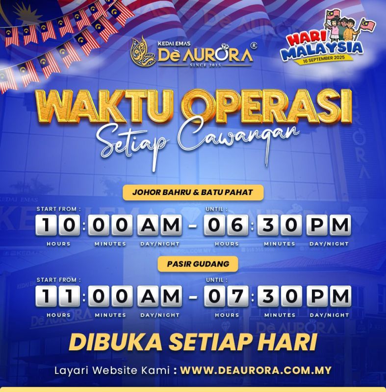WAKTU OPERASI KAMI !