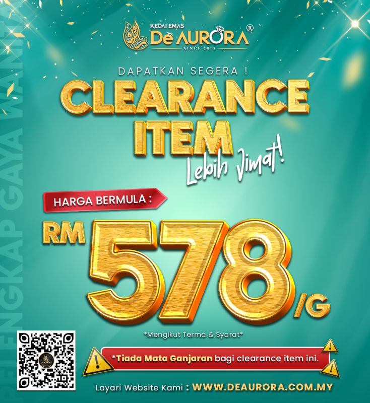 PROMOSI CLEARANCE ITEM !!