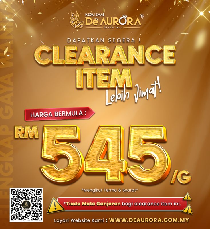 PROMOSI CLEARANCE ITEM !!