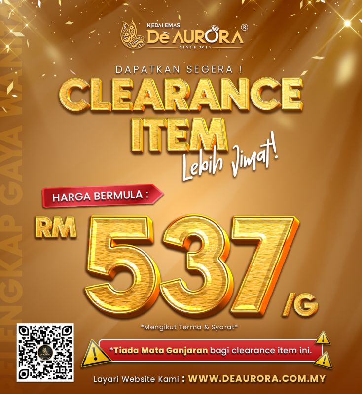 PROMOSI CLEARANCE ITEM !!