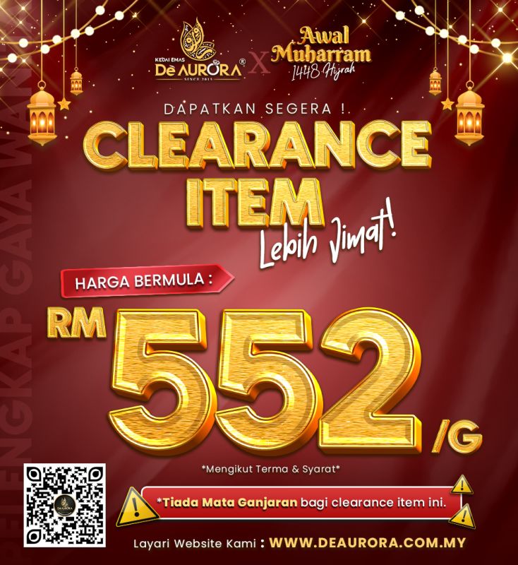 PROMOSI CLEARANCE ITEM !!