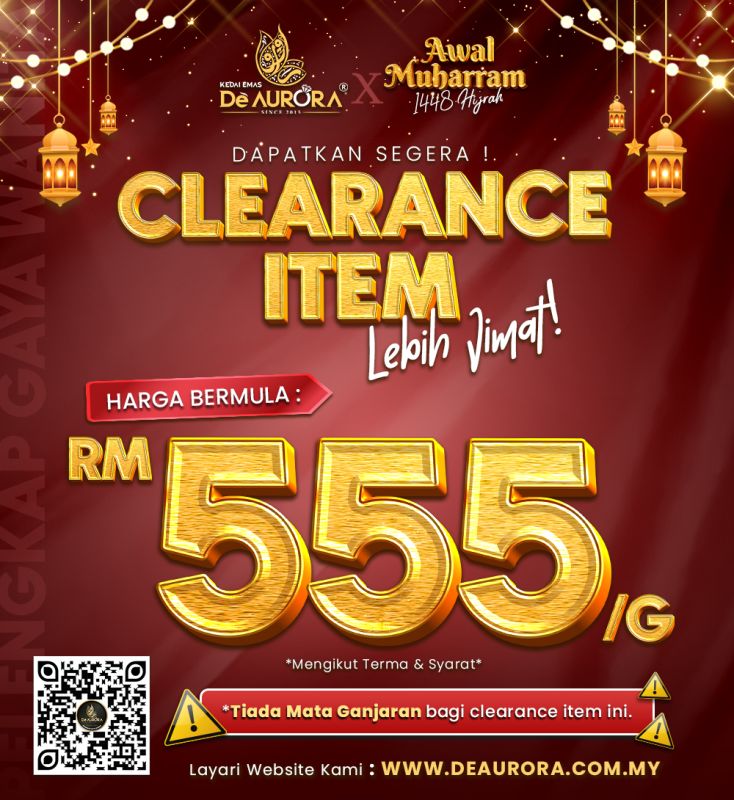 PROMOSI CLEARANCE ITEM !!