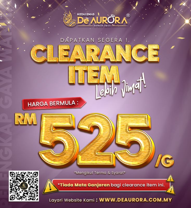 PROMOSI CLEARANCE ITEM !!