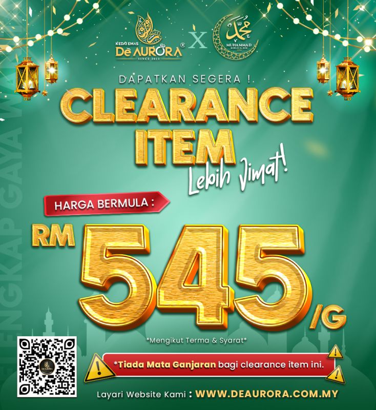 PROMOSI CLEARANCE ITEM !!