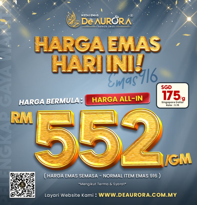 HARGA BERMULA RM552/G