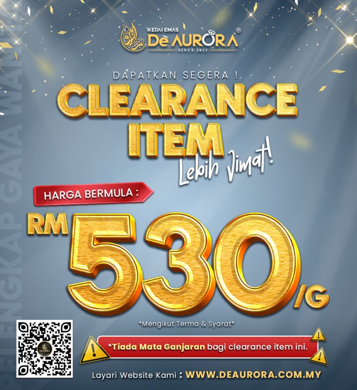 PROMOSI CLEARANCE ITEM !!