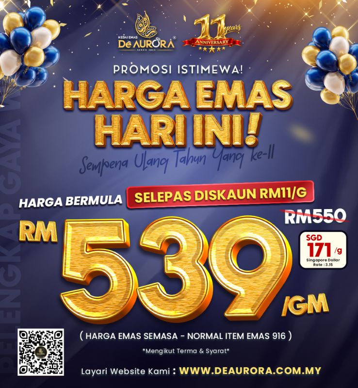 HARGA BERMULA RM539/G