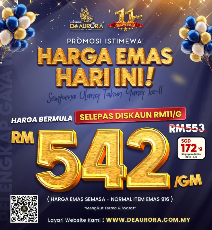 HARGA BERMULA RM542/G