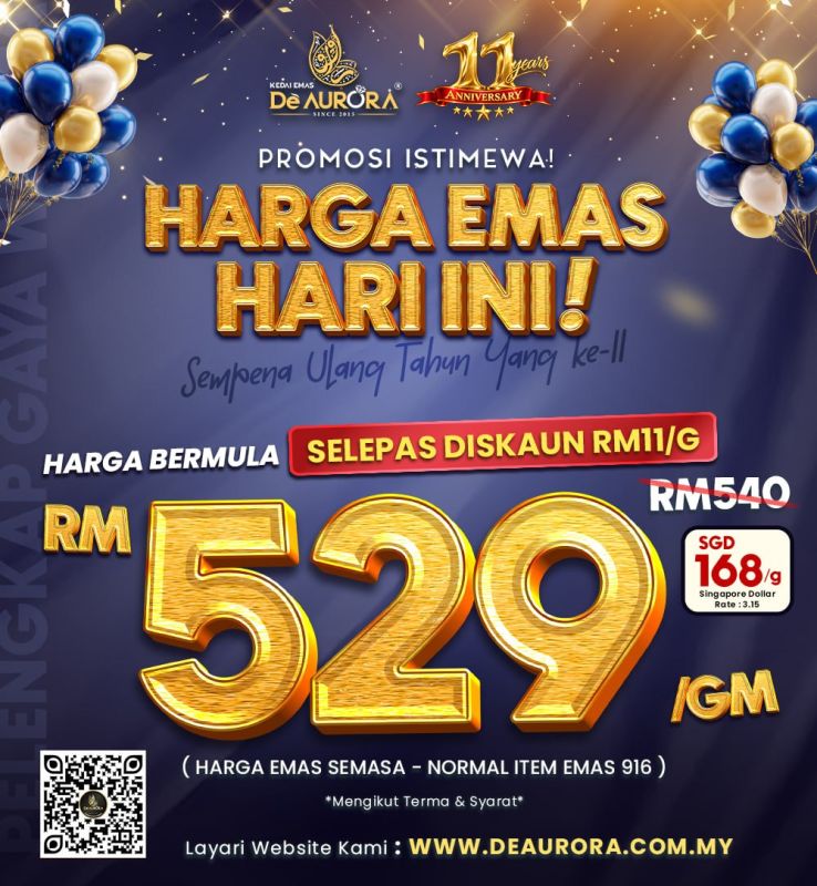 HARGA BERMULA RM529/G