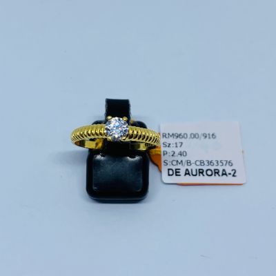 Cincin Permata 916 - ZIRCONIA