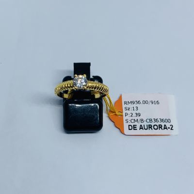 Cincin Permata 916 - ZIRCONIA