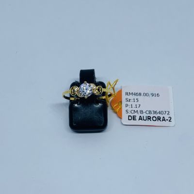 Cincin Permata 916 - ZIRCONIA