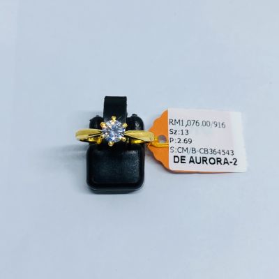 Cincin Permata 916 - ZIRKONIA