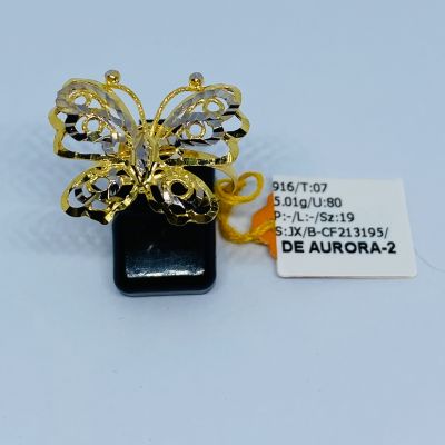 Cincin Fesyen 916 - BUTTERFLY 2C