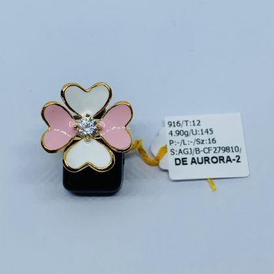 Cincin Fesyen 916 - LOVE ENAMEL