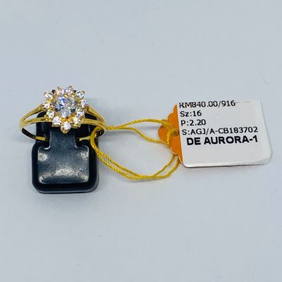 Cincin Permata 916