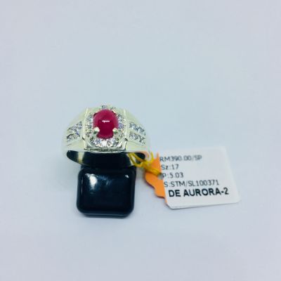 Cincin Perak 925 - MERAH