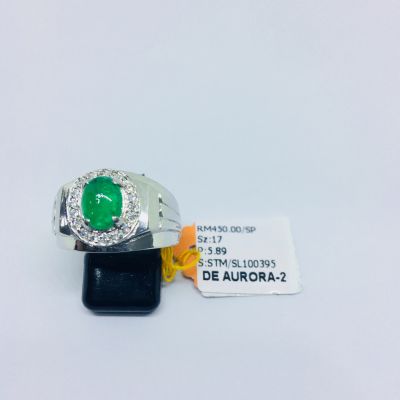 Cincin Perak 925 - HIJAU