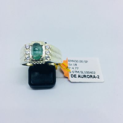 Cincin Perak 925 - HIJAU