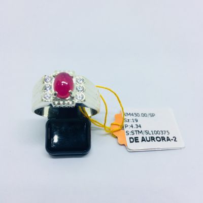 Cincin Perak 925 - MERAH