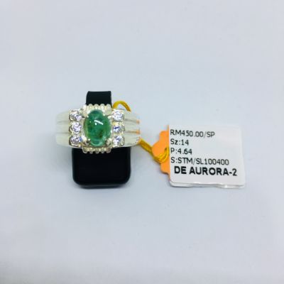 Cincin Perak 925 - HIJAU