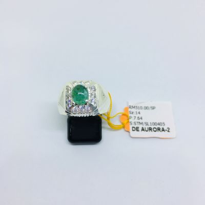 Cincin Perak 925 - HIJAU