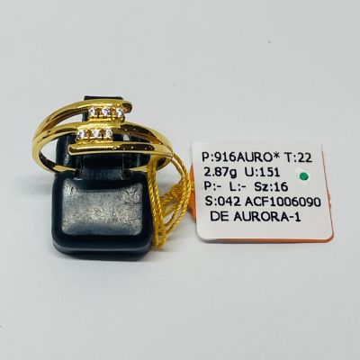 Cincin Fesyen 916 - AURO ITALIA STONE 1C