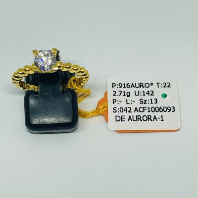 Cincin Fesyen 916 - AURO ITALIA STONE 1C