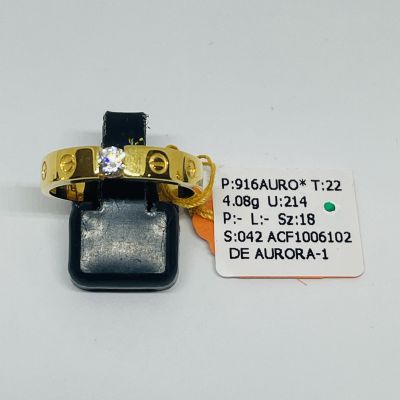 Cincin Fesyen 916 - AURO ITALIA STONE 1C