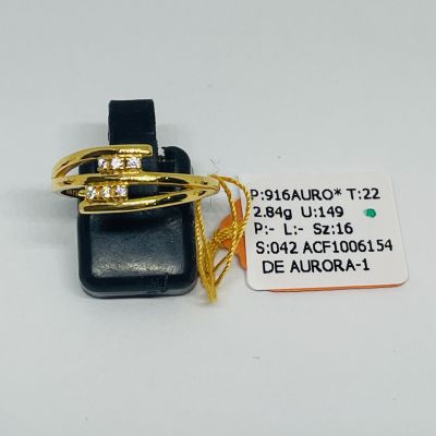 Cincin Fesyen 916 - AURO ITALIA STONE 1C