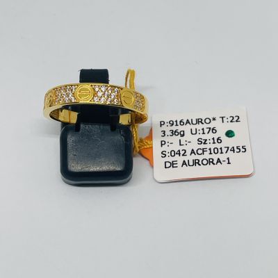 Cincin Fesyen 916 - AURO ITALIA STONE 1C